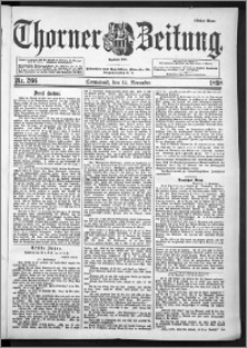 Thorner Zeitung 1898, Nr. 266 Erstes Blatt
