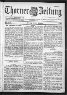 Thorner Zeitung 1898, Nr. 272 Erstes Blatt
