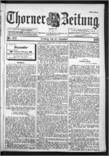 Thorner Zeitung 1898, Nr. 279 Erstes Blatt