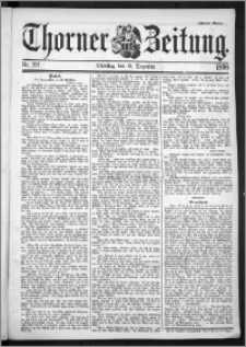 Thorner Zeitung 1898, Nr. 291 Zweites Blatt