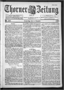 Thorner Zeitung 1898, Nr. 293 Erstes Blatt