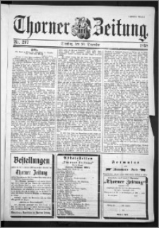 Thorner Zeitung 1898, Nr. 297 Zweites Blatt