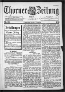 Thorner Zeitung 1898, Nr. 299 Erstes Blatt