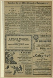Dziennik Bydgoski, 1908.12.13, R.1, nr 285 Dodatek