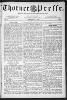 Thorner Presse 1883, Nro. 11