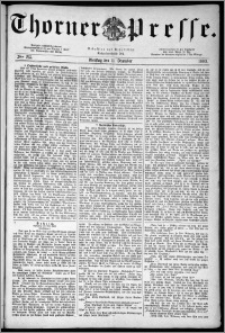 Thorner Presse 1883, Nro. 215