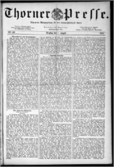 Thorner Presse 1883, Nro. 107