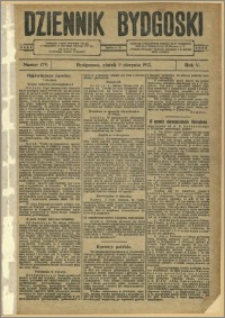 Dziennik Bydgoski, 1912.08.09, R.5, nr 179