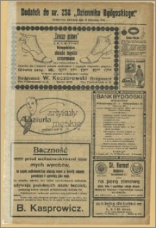 Dziennik Bydgoski, 1912.11.10, R.5, nr 258 Dodatek