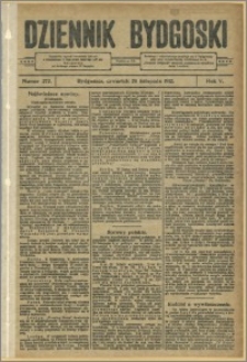 Dziennik Bydgoski, 1912.11.28, R.5, nr 272