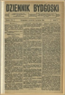 Dziennik Bydgoski, 1912.12.05, R.5, nr 278