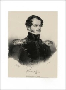 Nowosielski (portret-popiersie z facsimile podpisu)