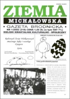 Ziemia Michałowska : Gazeta Brodnicka R. 2002, Nr 1 (227)