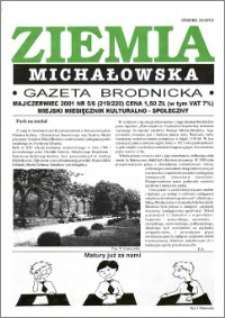 Ziemia Michałowska : Gazeta Brodnicka R. 2001, Nr 5/6 (219/220)