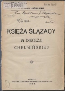 Księża ślązacy w diecezji chełmińskiej