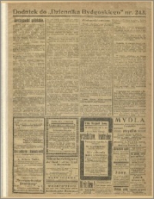 Dziennik Bydgoski, 1919, R.12, nr 243 Dodatek