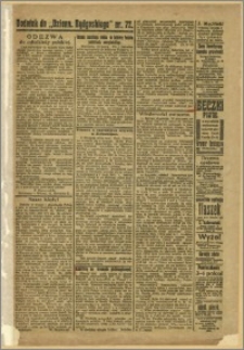 Dziennik Bydgoski, 1920, R.13, nr 72 Dodatek