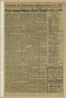 Dziennik Bydgoski, 1920, R.13, nr 221 Dodatek
