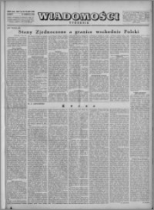 Wiadomości, R. 5, nr 32/33 (227/228), 1950
