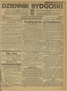 Dziennik Bydgoski, 1921, R.14, nr 272