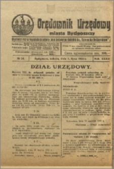 Orędownik Urzędowy Miasta Bydgoszczy, R.40, 1923, Nr 24