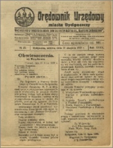 Orędownik Urzędowy Miasta Bydgoszczy, R.40, 1923, Nr 27
