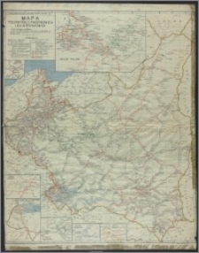 Mapa polskich kolei państwowych i kolei prywatnych