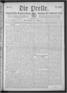 Die Presse 1909, Jg. 27, Nr. 47 Zweites Blatt, Drittes Blatt