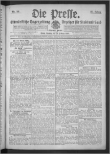 Die Presse 1909, Jg. 27, Nr. 50 Zweites Blatt, Drittes Blatt