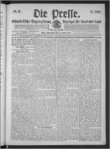 Die Presse 1909, Jg. 27, Nr. 23 Zweites Blatt
