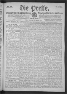 Die Presse 1909, Jg. 27, Nr. 101 Zweites Blatt, Drittes Blatt