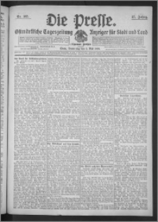 Die Presse 1909, Jg. 27, Nr. 105 Zweites Blatt, Drittes Blatt