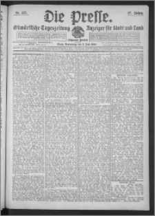 Die Presse 1909, Jg. 27, Nr. 127 Zweites Blatt