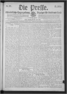 Die Presse 1909, Jg. 27, Nr. 136 Zweites Blatt, Drittes Blatt
