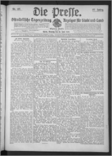 Die Presse 1909, Jg. 27, Nr. 137 Zweites Blatt, Drittes Blatt