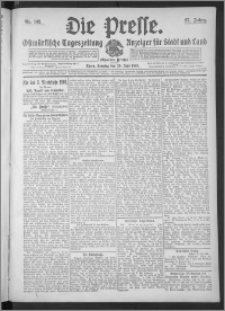Die Presse 1909, Jg. 27, Nr. 142 Zweites Blatt, Drittes Blatt