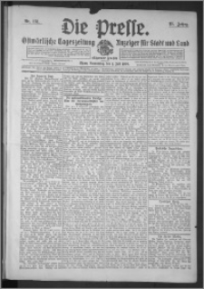 Die Presse 1909, Jg. 27, Nr. 151 Zweites Blatt, Drittes Blatt