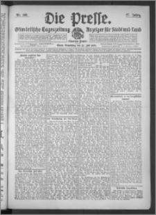 Die Presse 1909, Jg. 27, Nr. 169 Zweites Blatt, Drittes Blatt