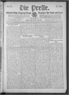 Die Presse 1909, Jg. 27, Nr. 176 Zweites Blatt, Drittes Blatt