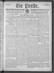 Die Presse 1909, Jg. 27, Nr. 177 Zweites Blatt, Drittes Blatt