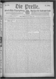 Die Presse 1909, Jg. 27, Nr. 246 Zweites Blatt, Drittes Blatt