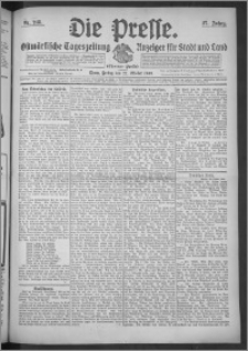 Die Presse 1909, Jg. 27, Nr. 248 Zweites Blatt, Drittes Blatt