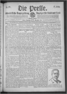 Die Presse 1909, Jg. 27, Nr. 267 Zweites Blatt, Drittes Blatt