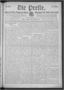 Die Presse 1909, Jg. 27, Nr. 268 Zweites Blatt, Drittes Blatt, Viertes Blatt