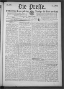 Die Presse 1909, Jg. 27, Nr. 292 Zweites Blatt, Drittes Blatt