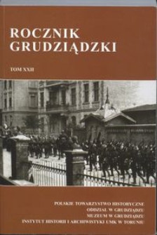 Rocznik Grudziądzki T. 22