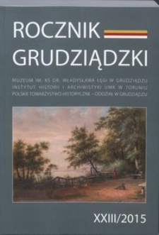 Rocznik Grudziądzki T. 23