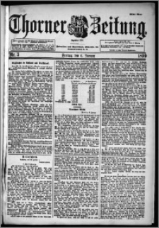 Thorner Zeitung 1899, Nr. 5 Erstes Blatt