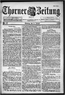 Thorner Zeitung 1899, Nr. 13 Erstes Blatt