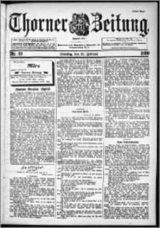 Thorner Zeitung 1899, Nr. 49 Erstes Blatt